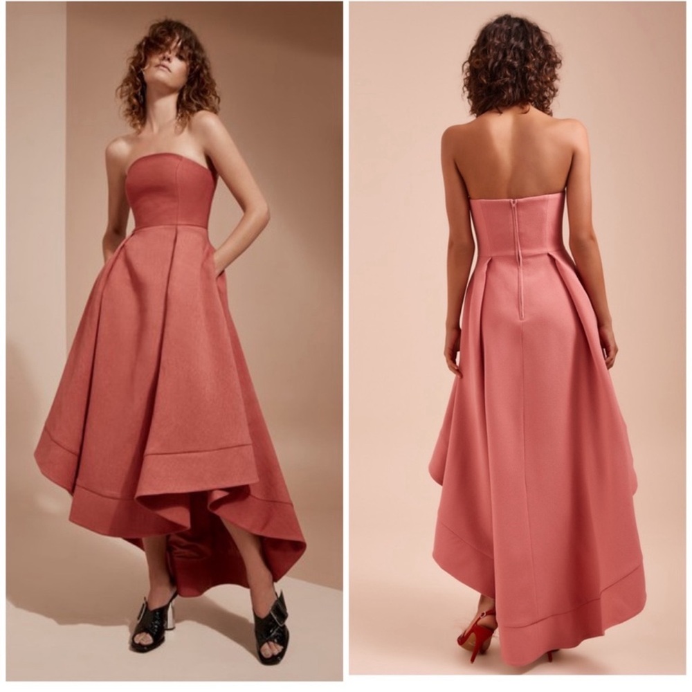 NEW Rose Pink "Mauve" Strapless Gown